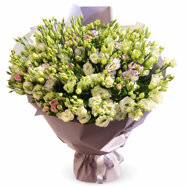 Букет из 151 ветка эустомы