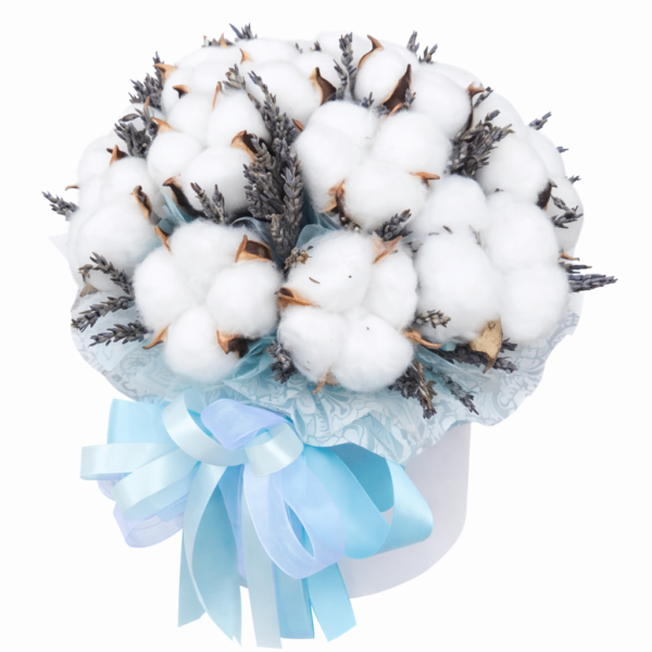 Состав: хлопок — 15 шт, лаванда, коробка