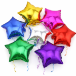 Фольгированный шар в форме звезды 45 см