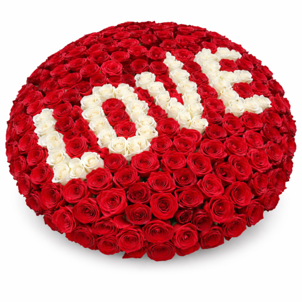 Корзина роз МАМА