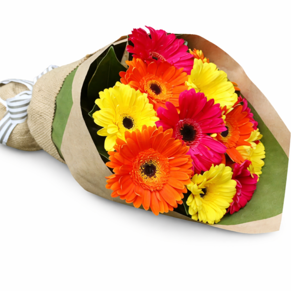 Букет гербера микс 15 штук