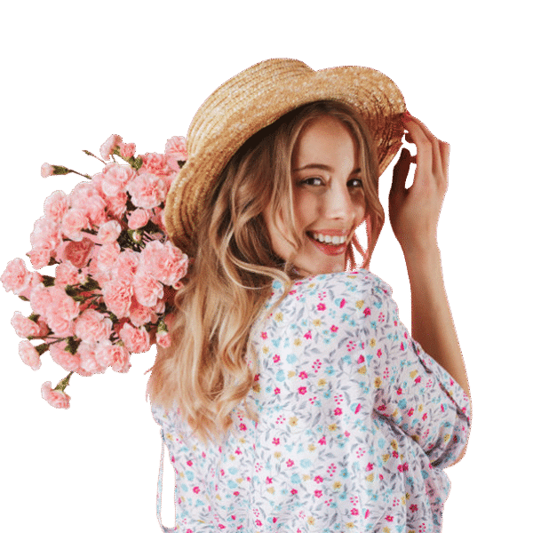 Кустовые розы розовые