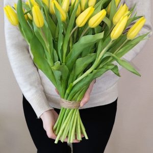 39 желтых тюльпанов