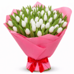 101 белый тюльпан