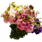 Букет из 121 ветки эустомы