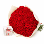 101 красная роза