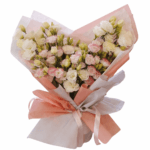 Букет из 25 веток эустомы