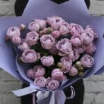 Мисс Бомбастик фиолетовый в корзине