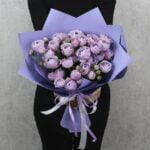 Букет нежных розовых