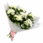 Букет из 7 сантини хризантемы