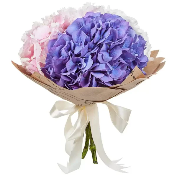 Букет из гортензий 3 штуки