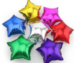 Фольгированный шар в форме звезды 45 см