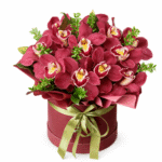 Красная орхидея