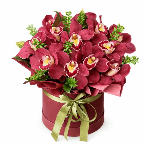 Красная орхидея