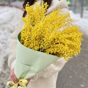 Букет Мимозы Италия вид сбоку