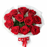 Красные розы Эквадор 11 шт
