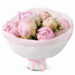 Пионовый букет «Нежная Роза»
