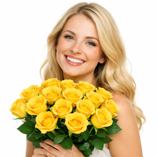 Желтые розы