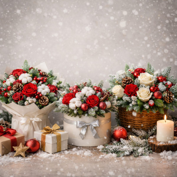 Цветы на Новый год