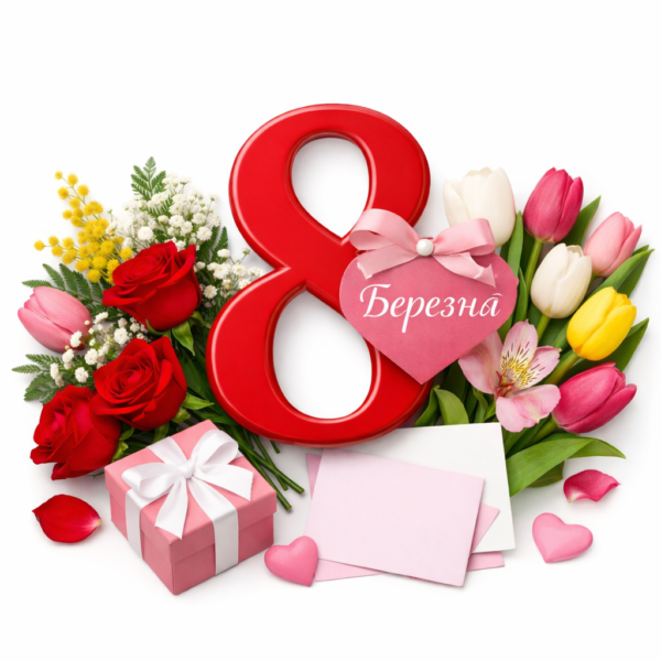 Квіти на 8 березня